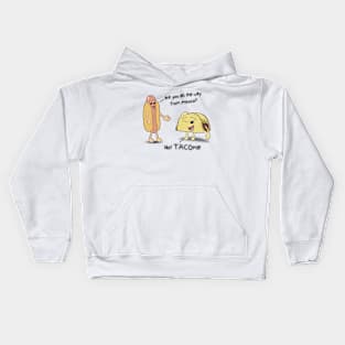 Taco from Tacoma - Funny Food White Kids Hoodie